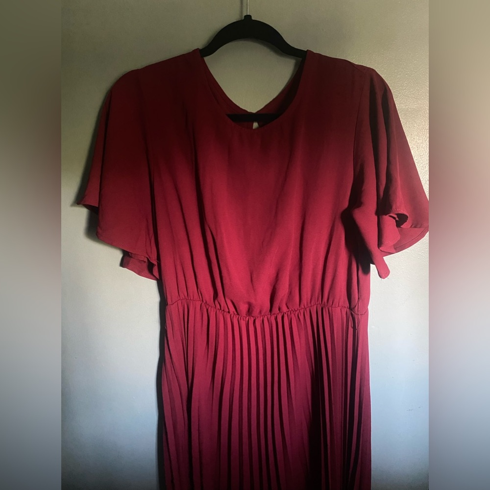 Red amazon dress size medium